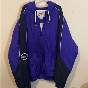 purple vintage nike windbreaker